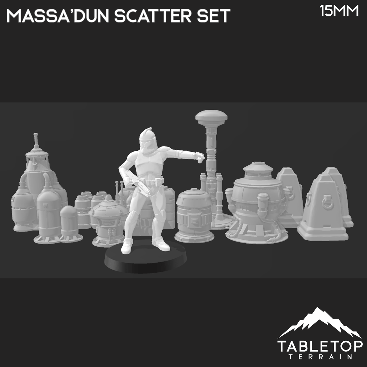 Tabletop Terrain Terrain Massa'Dun Scatter Set