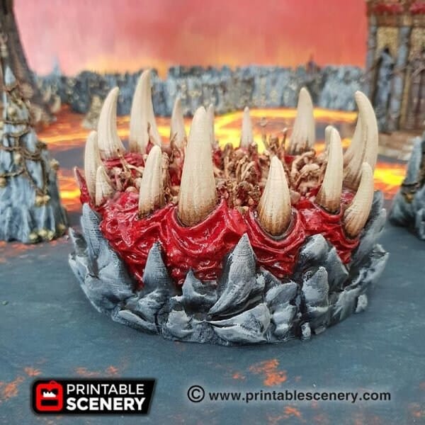 Tabletop Terrain Terrain Maw of Despair - Fantasy Demon Terrain