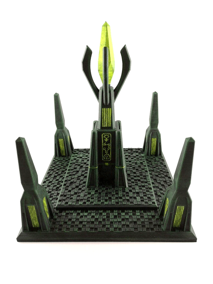 Tabletop Terrain Terrain Necron Centerpiece - 40k Necron Terrain