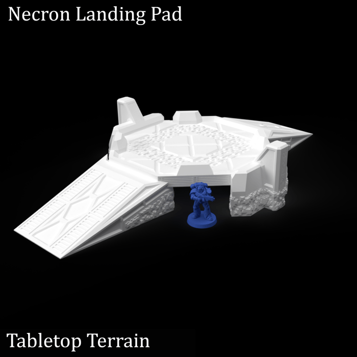 Tabletop Terrain Terrain Necron Landing Pad - 40k Necron Terrain