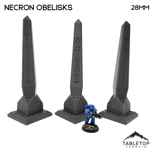 Tabletop Terrain Terrain Necron Obelisk - 40k Necron Terrain Tabletop Terrain