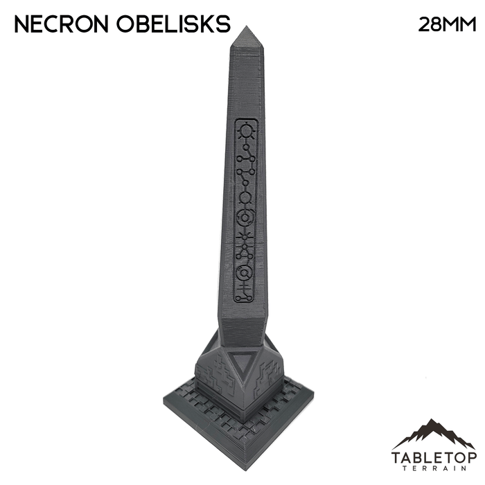 Tabletop Terrain Terrain Necron Obelisk - 40k Necron Terrain Tabletop Terrain