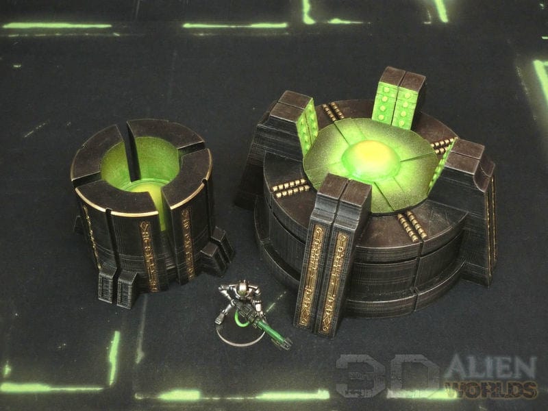 Tabletop Terrain Terrain Necron Power Generators - 40k Necron Terrain