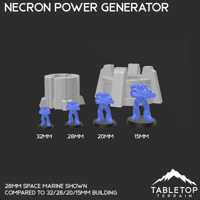 Tabletop Terrain Terrain Necron Power Generators - 40k Necron Terrain