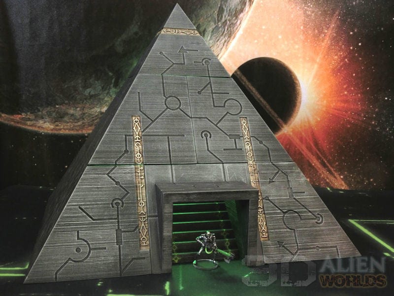 Tabletop Terrain Terrain Necron Pyramid - 40k Necron Terrain