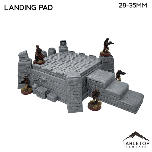 Tabletop Terrain Terrain Pilgrim City Landing Pad - Star Wars Legion Shatterpoint Terrain