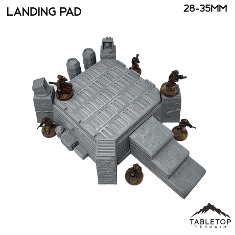 Tabletop Terrain Terrain Pilgrim City Landing Pad - Star Wars Legion Shatterpoint Terrain