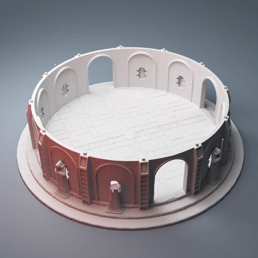 Tabletop Terrain Terrain Pilgrim City Temple - Star Wars Legion Terrain