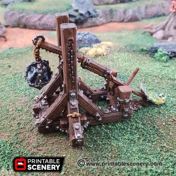 Plague Thrower Catapult - Siege Equipment – Tabletop Terrain