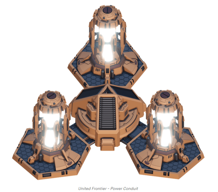 Tabletop Terrain Terrain Power Conduit - Tau 40k Terrain