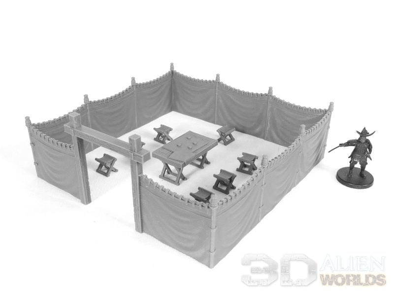 Jinmaku Gunmaku Maku Ibaku Custom Samurai Tent / Curtain