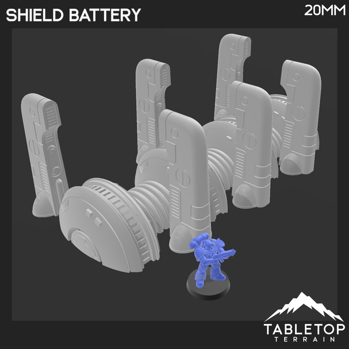 Tabletop Terrain Terrain Shield Battery - Tau 40k Terrain
