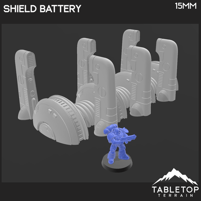 Tabletop Terrain Terrain Shield Battery - Tau 40k Terrain