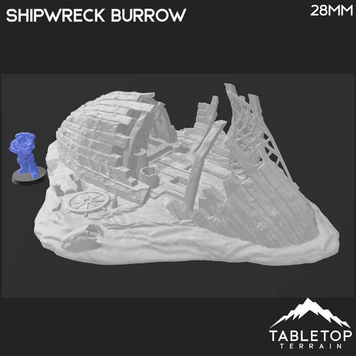 Tabletop Terrain Terrain Shipwreck Burrow