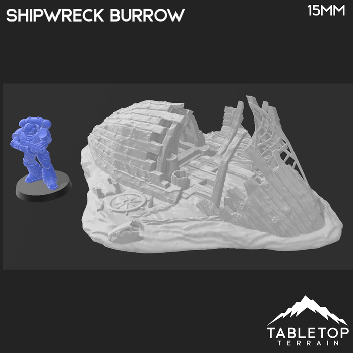 Tabletop Terrain Terrain Shipwreck Burrow