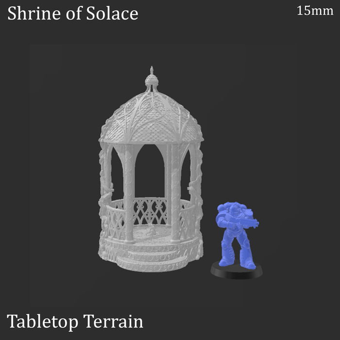 Tabletop Terrain Terrain Shrine of Solace - Elven Terrain Tabletop Terrain