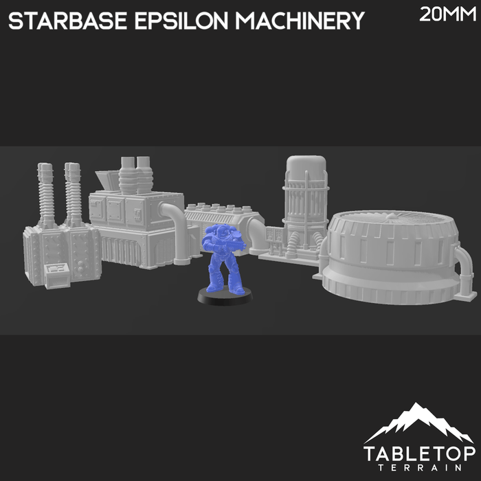 Tabletop Terrain Terrain Starbase Epsilon Machinery - Grimdark UnderNidus Terrain