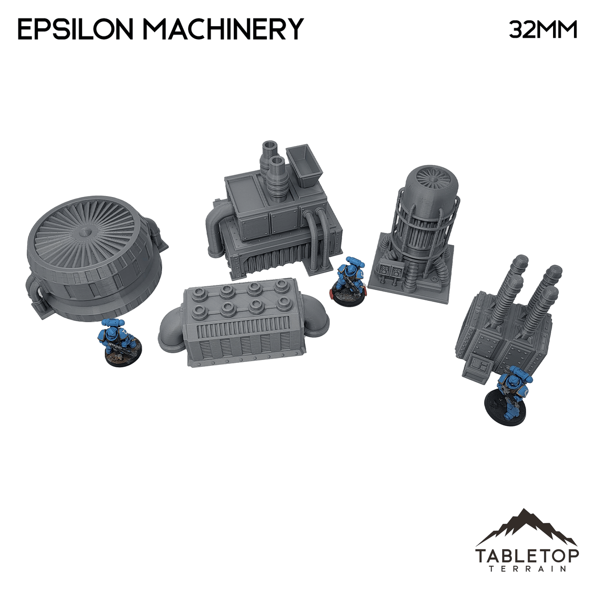 Tabletop Terrain Terrain Starbase Epsilon Machinery - Grimdark UnderNidus Terrain