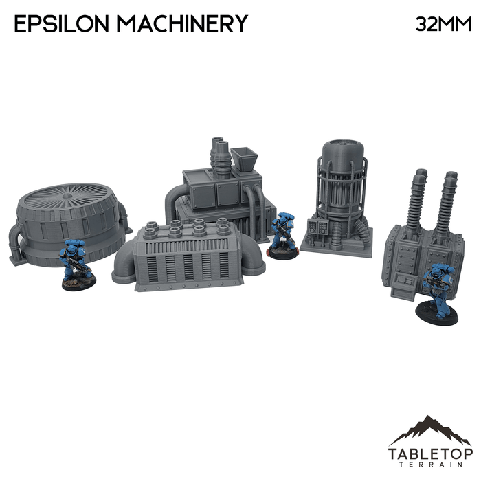 Tabletop Terrain Terrain Starbase Epsilon Machinery - Grimdark UnderNidus Terrain