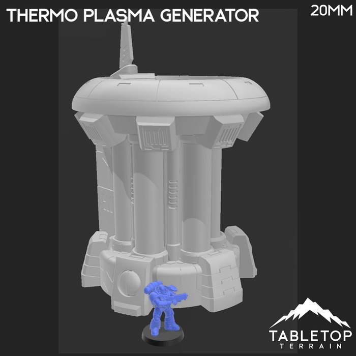 Tabletop Terrain Terrain Thermo Plasma Generator - Tau 40k Terrain Tabletop Terrain