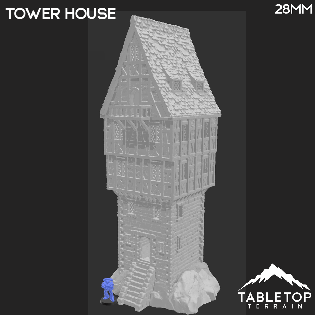 Tabletop Terrain Terrain Tower House