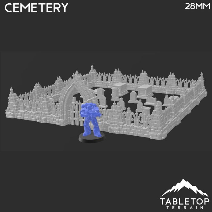 Tabletop Terrain Terrain Ulvheim Cemetery - Fantasy Terrain Tabletop Terrain