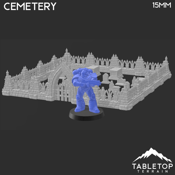 Tabletop Terrain Terrain Ulvheim Cemetery - Fantasy Terrain Tabletop Terrain