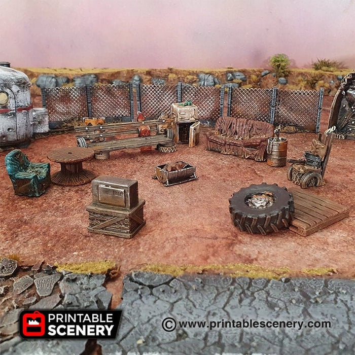 Tabletop Terrain Terrain Wasteworld Home Starter Kit - Gaslands Terrain