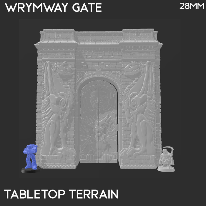 Tabletop Terrain Terrain Wrymway Gate - Rise of the Halflings - Fantasy Terrain