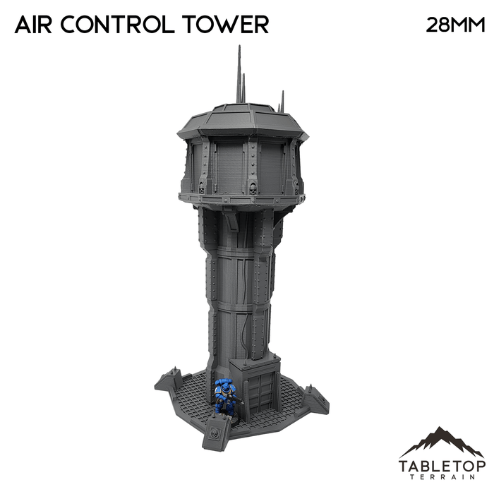 Tabletop Terrain Tower Air Control Tower - 40k Terrain