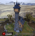 Tabletop Terrain Tower Evil Sorcerer's Tower - Elven Fantasy Tower