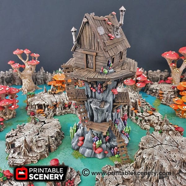 Tabletop Terrain Tower Shanty Tower - Fantasy Tower