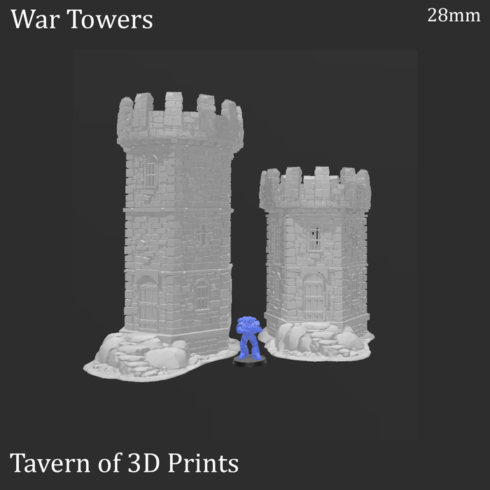 Tabletop Terrain Tower War Towers - Fantasy Building
