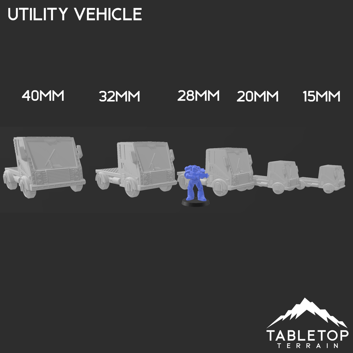 Tabletop Terrain Transport Cyberpunk Vehicle Collection