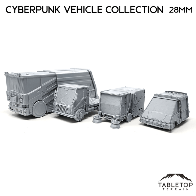 Tabletop Terrain Transport Cyberpunk Vehicle Collection