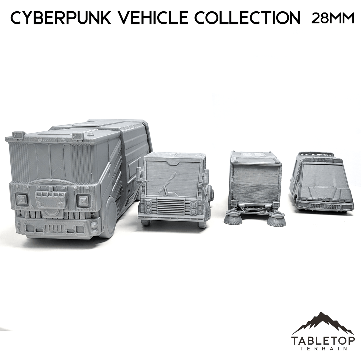 Tabletop Terrain Transport Cyberpunk Vehicle Collection