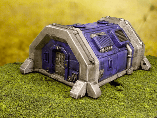 Tabletop Terrain Transport Sci-Fi Barracks Bunker