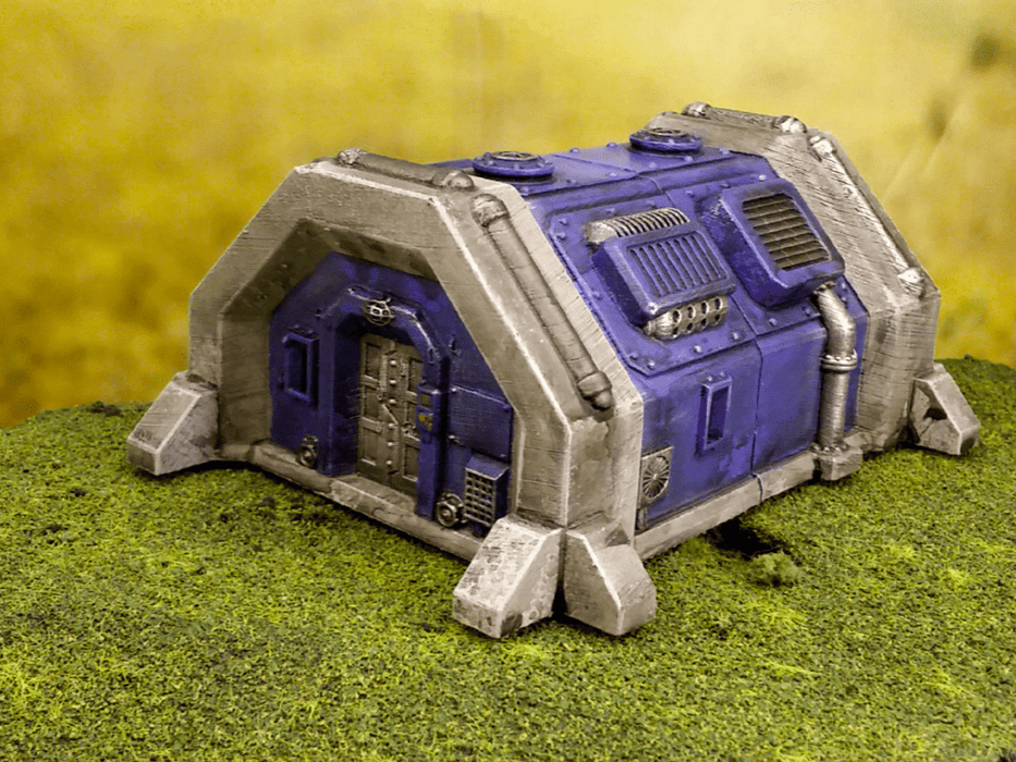 Tabletop Terrain Transport Sci-Fi Barracks Bunker