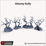 Tabletop Terrain Trees Gloomy Gully - Trees - Fantasy Scatter Terrain