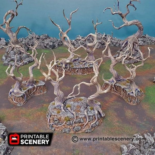 Tabletop Terrain Trees Gloomy Gully - Trees - Fantasy Scatter Terrain