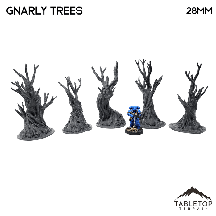 Tabletop Terrain Trees Gnarly Trees - Scatter Terrain Tabletop Terrain