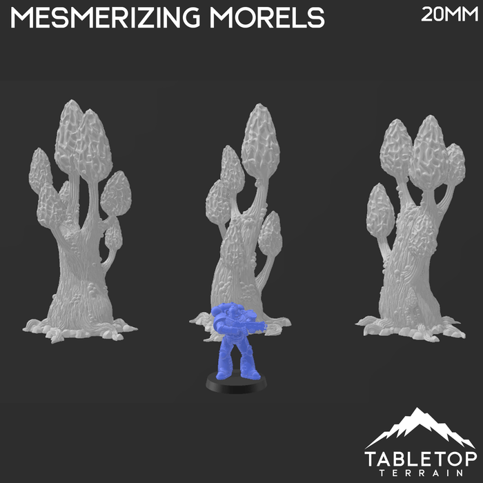 Tabletop Terrain Trees Mesmerizing Morels - Fantasy Scatter Terrain / Trees