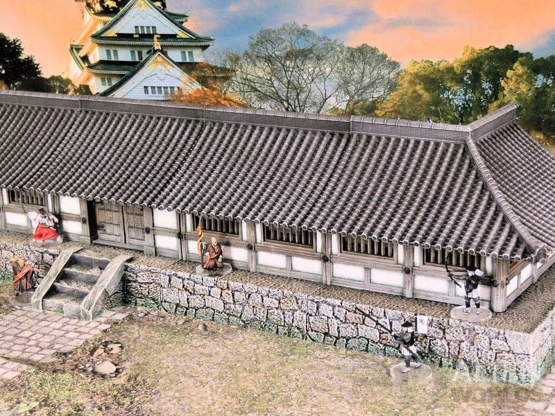 Tabletop Terrain Walls Samurai Temple Wall Set