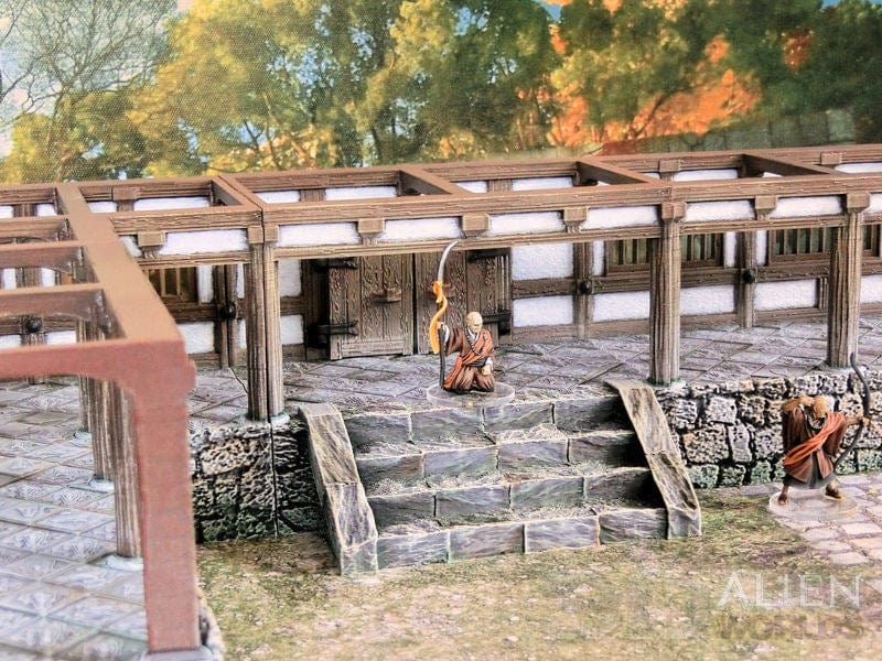 Tabletop Terrain Walls Samurai Temple Wall Set