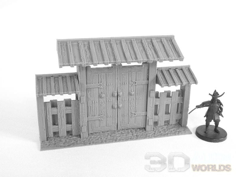Samurai Wooden Wall Set – Tabletop Terrain