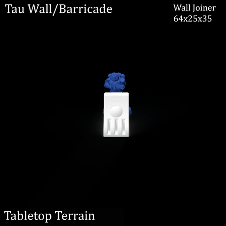 Tabletop Terrain Walls Tau Walls / Barricades - 40k Tau Terrain