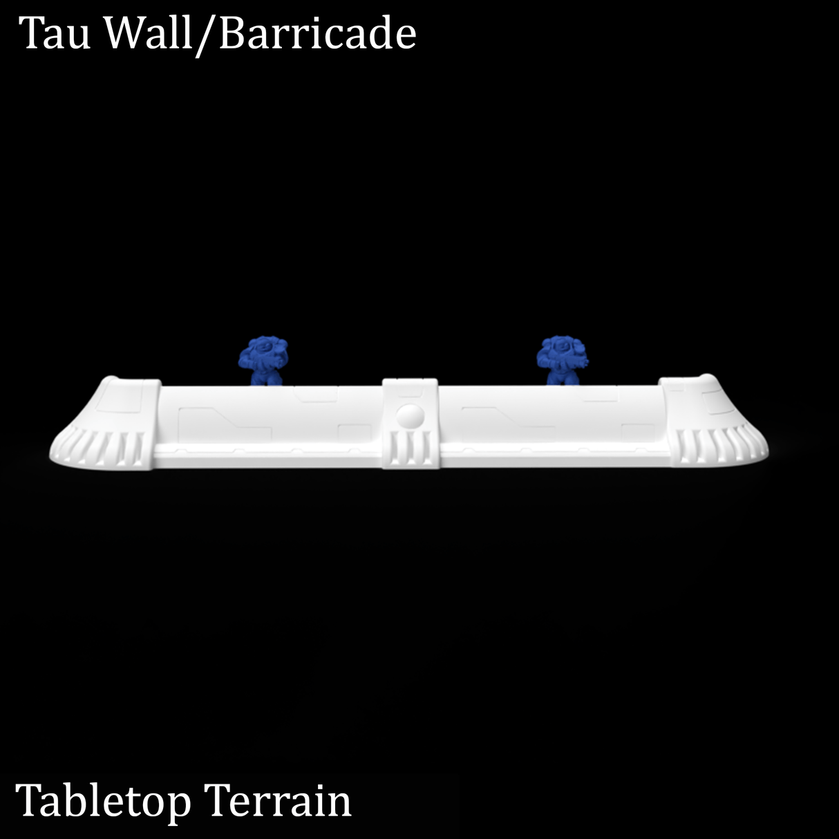 Tabletop Terrain Walls Tau Walls / Barricades - 40k Tau Terrain