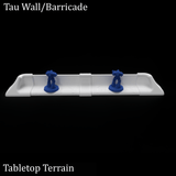 Tabletop Terrain Walls Tau Walls / Barricades - 40k Tau Terrain