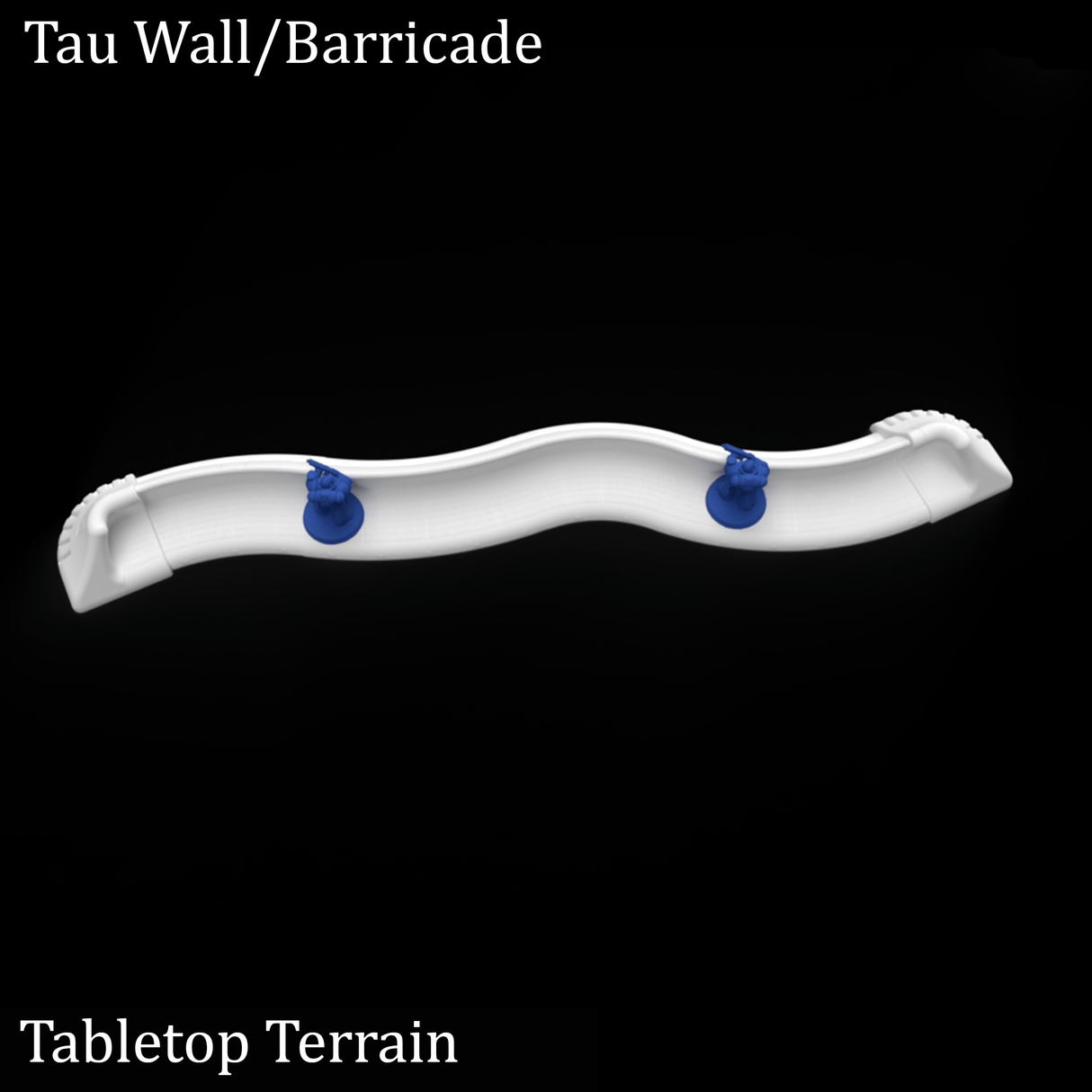 Tabletop Terrain Walls Tau Walls / Barricades - 40k Tau Terrain