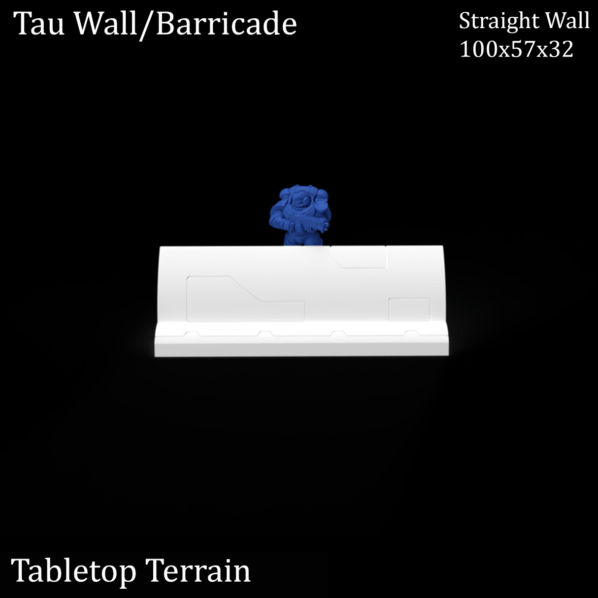 Tabletop Terrain Walls Tau Walls / Barricades - 40k Tau Terrain